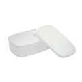 Pote de Plástico Branco 18x13.6cm Resistente para Sublimação