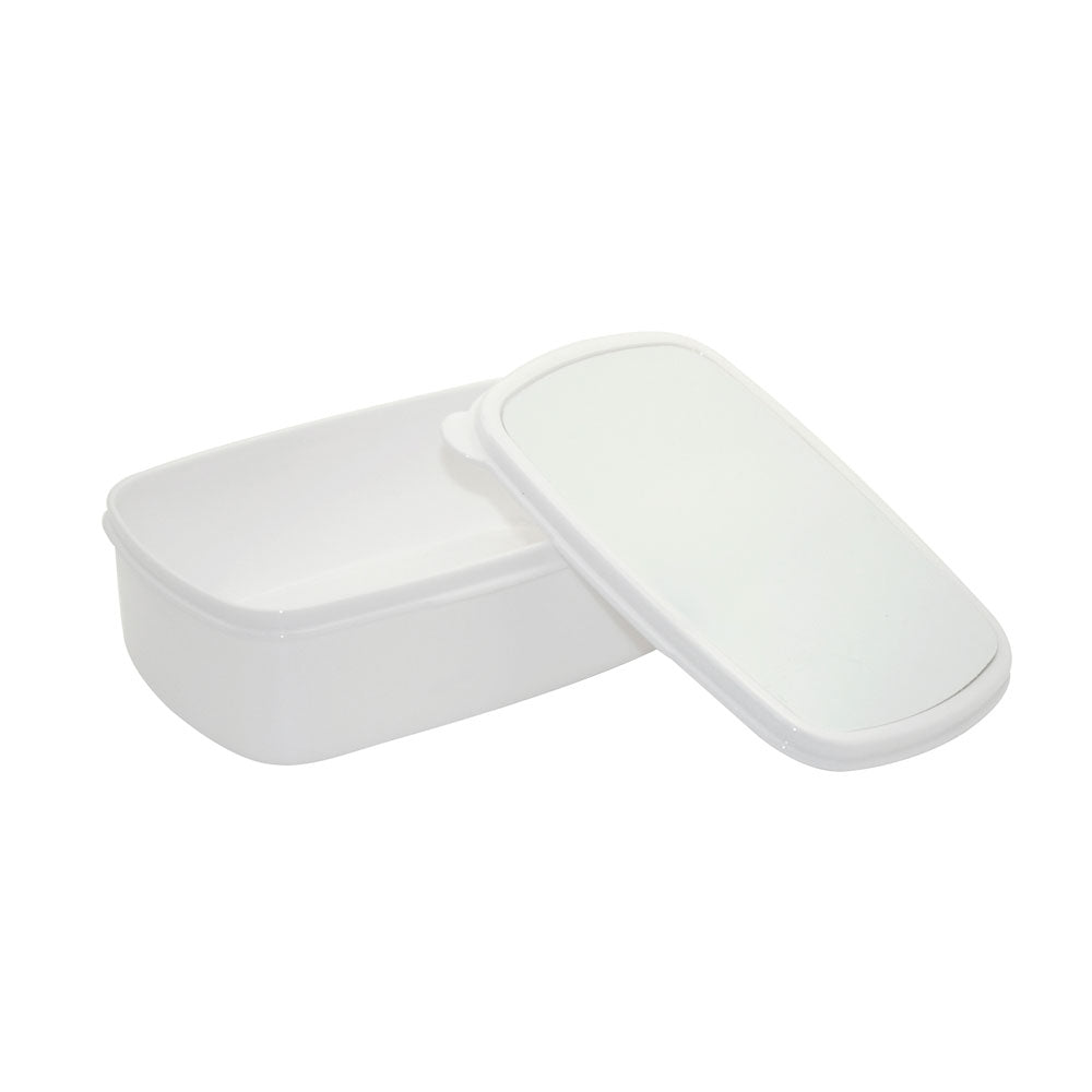 Pote de Plástico Branco 18x13.6cm Resistente para Sublimação
