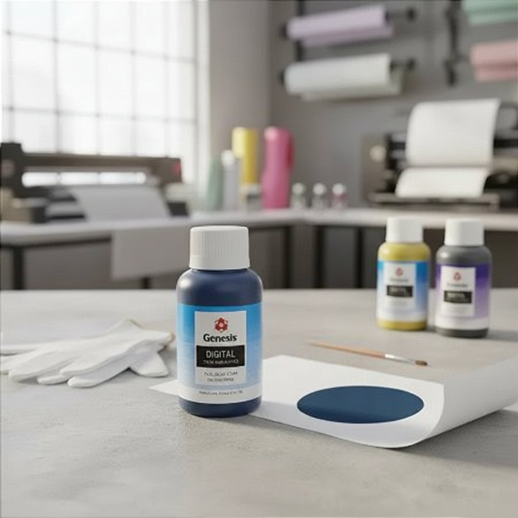 Tinta para Sublimação Gênesis Ciano 100ml com Cores Vibrantes
