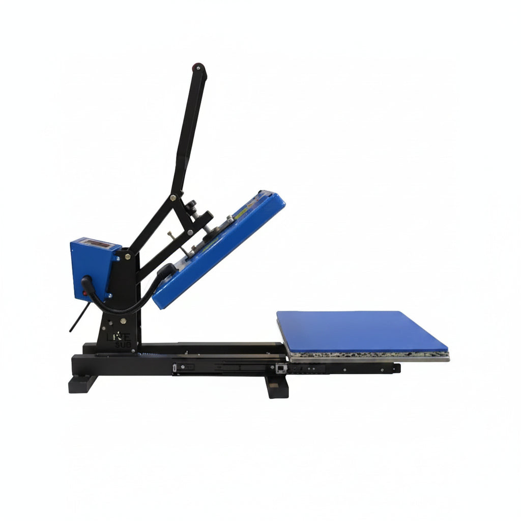 Prensa Plana Manual 38x38cm com Gaveta 110V para Sublimação LiVE