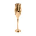 Taça de Cristal Cromada Dourada 230ml Elegance para Sublimação