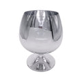 Taça de Conhaque Cromada Prata 635ml em Cristal para Sublimação