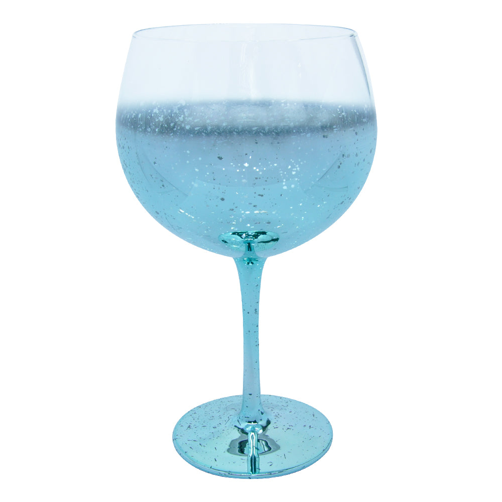 Taça de Gin Elegance Azul 600ml em Vidro para Sublimação