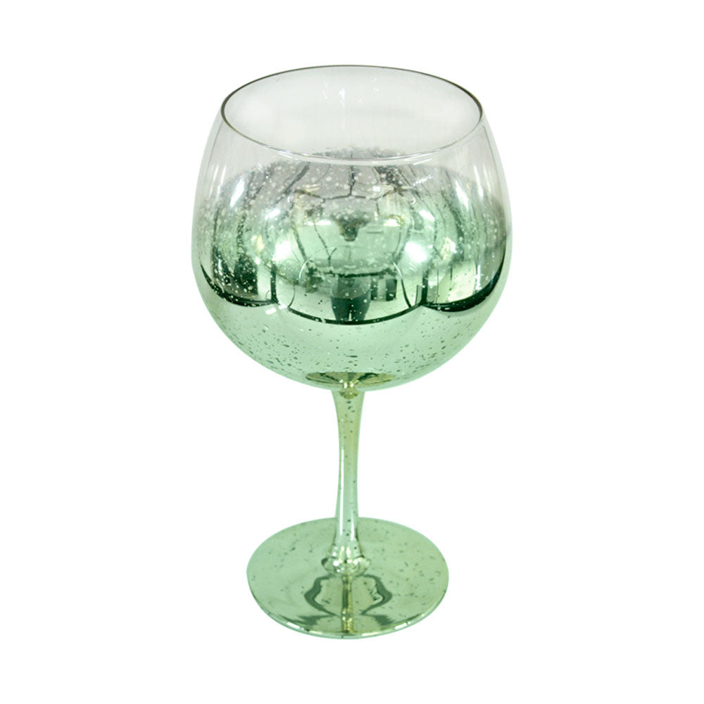 Taça de Gin Elegance Verde 600ml em Vidro para Sublimação
