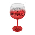 Taça de Gin Elegance Vermelho 600ml em Vidro para Sublimação