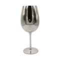 Taça de Vinho em Cristal Cromada Prata 580ml para Sublimação e Personalização