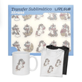 Transfer de Strass Unicórnio 20x26cm para Personalização de Roupas e Acessórios
