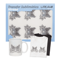 Transfer Strass Borboleta Médio 20x26cm para Personalização de Roupas e Tecidos