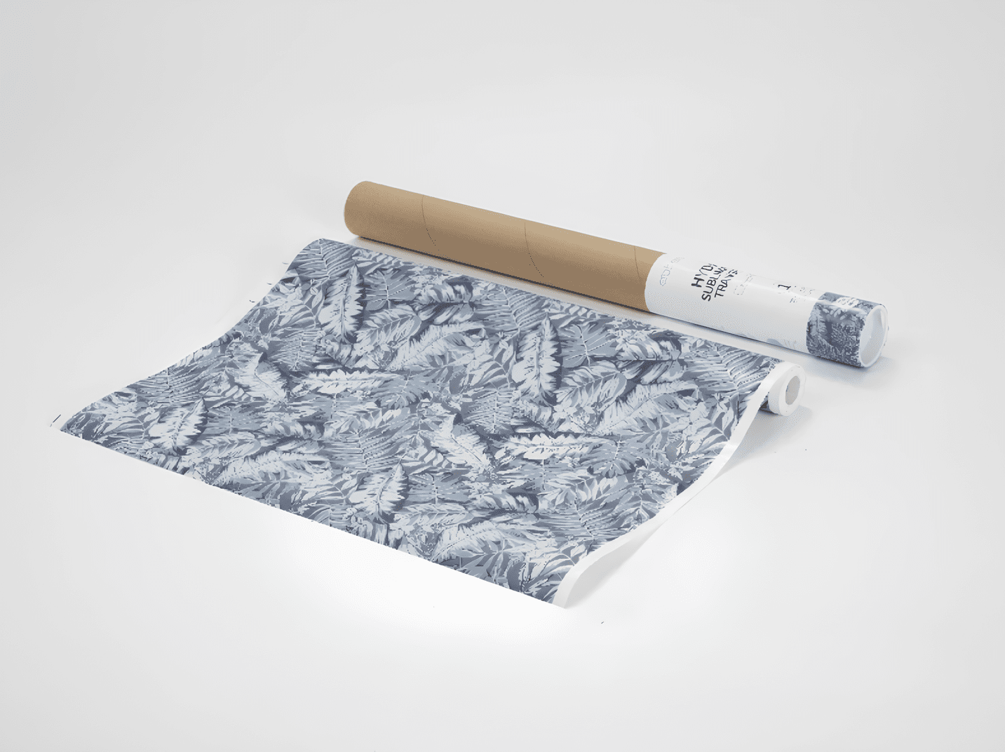 Transfer Sublimático Hydro Azul Tropical Rolo 38x1220cm para Sublimação