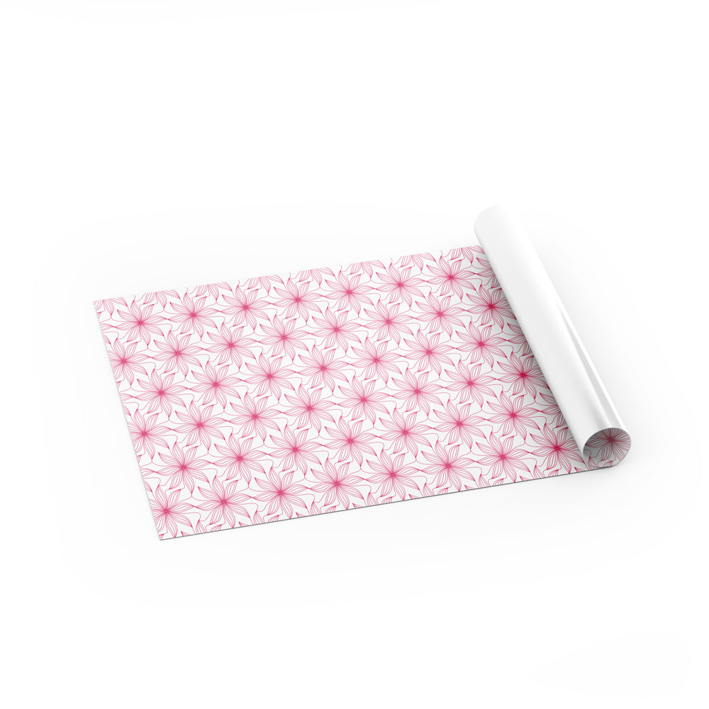 Transfer Sublimático Hydro Flor Rosa em Rolo 38x1220cm para Sublimação Têxtil