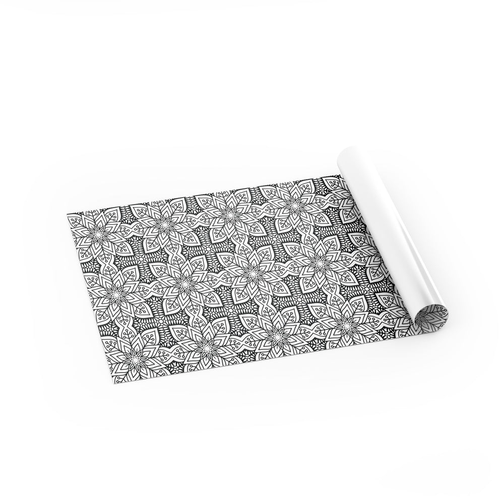 Transfer Sublimático Hydro Étnico Branco Rolo 38x1220cm para Sublimação