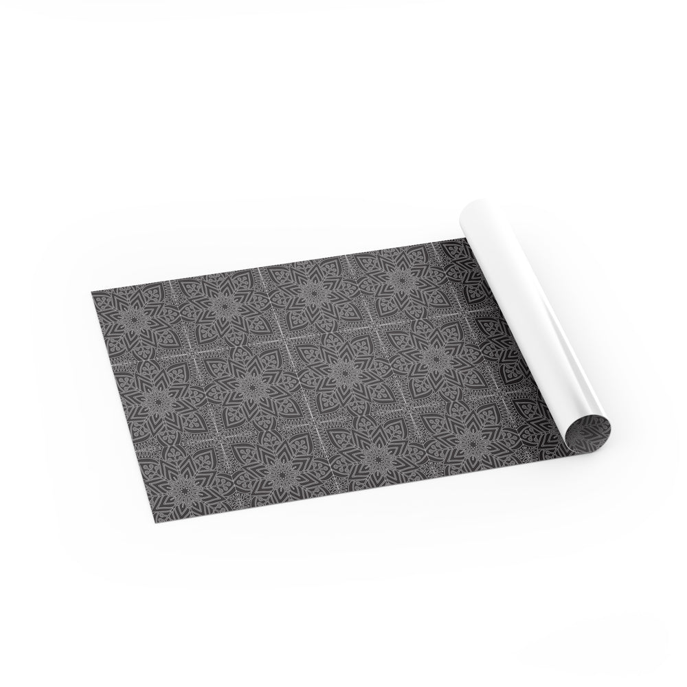 Transfer Sublimático Hydro Étnico Preto Rolo 38x1220cm para Sublimação