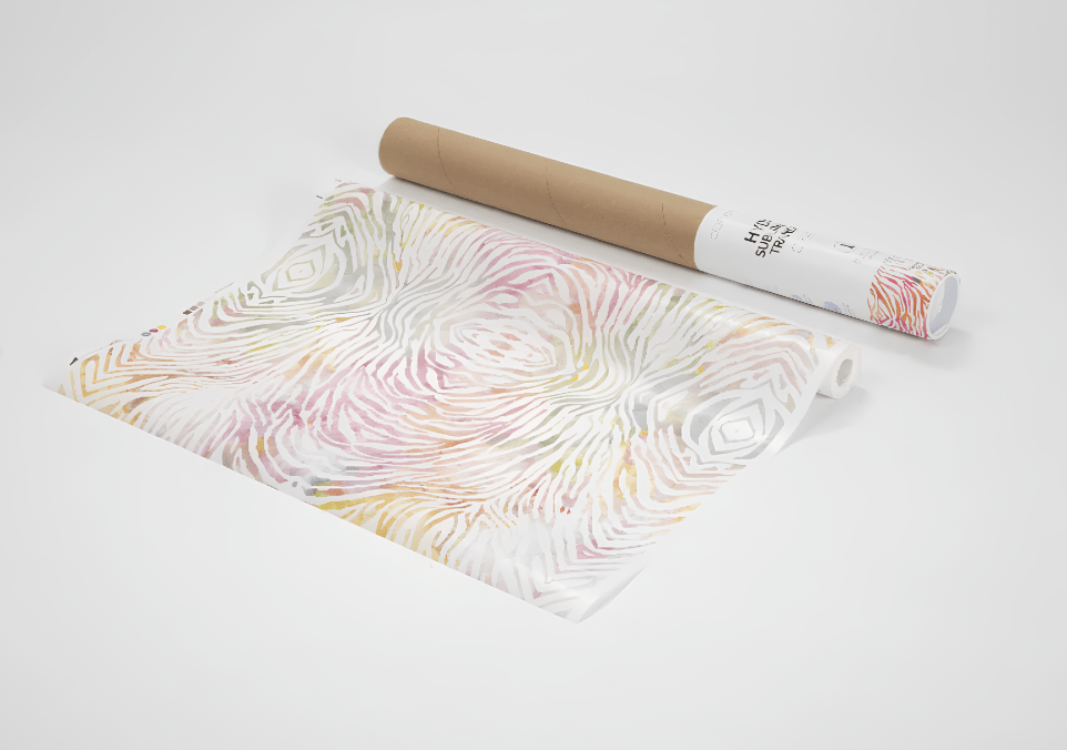Transfer Sublimático Hydro Zebra Colorida Rolo 38x1220cm para Sublimação Têxtil