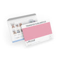 Transfer Sublimático Rosa 30,5x30,5cm para Sublimação e Personalização