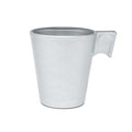Xícara de Vidro Prata 80ml para Sublimação - Café Expresso Personalizado